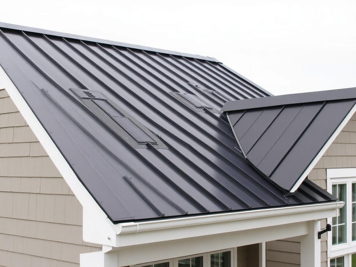 Standing seam metal roof