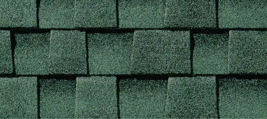 GAF Timberline HDZ shingles in Hunter Green