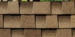 GAF Timberline HDZ shingles in Shakewood